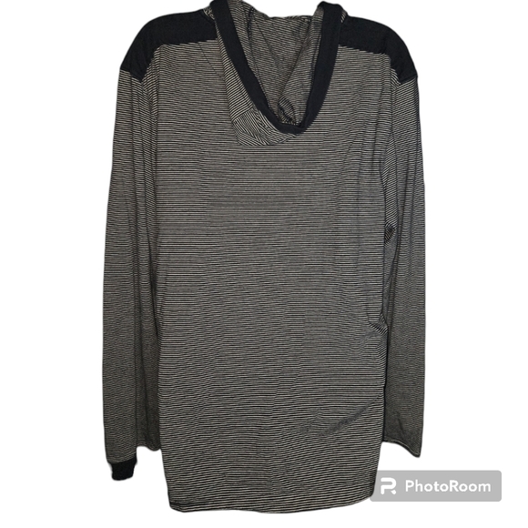 MICHAEL Michael Kors Hooded Button Up Long Sleeve Top - Picture 2 of 3